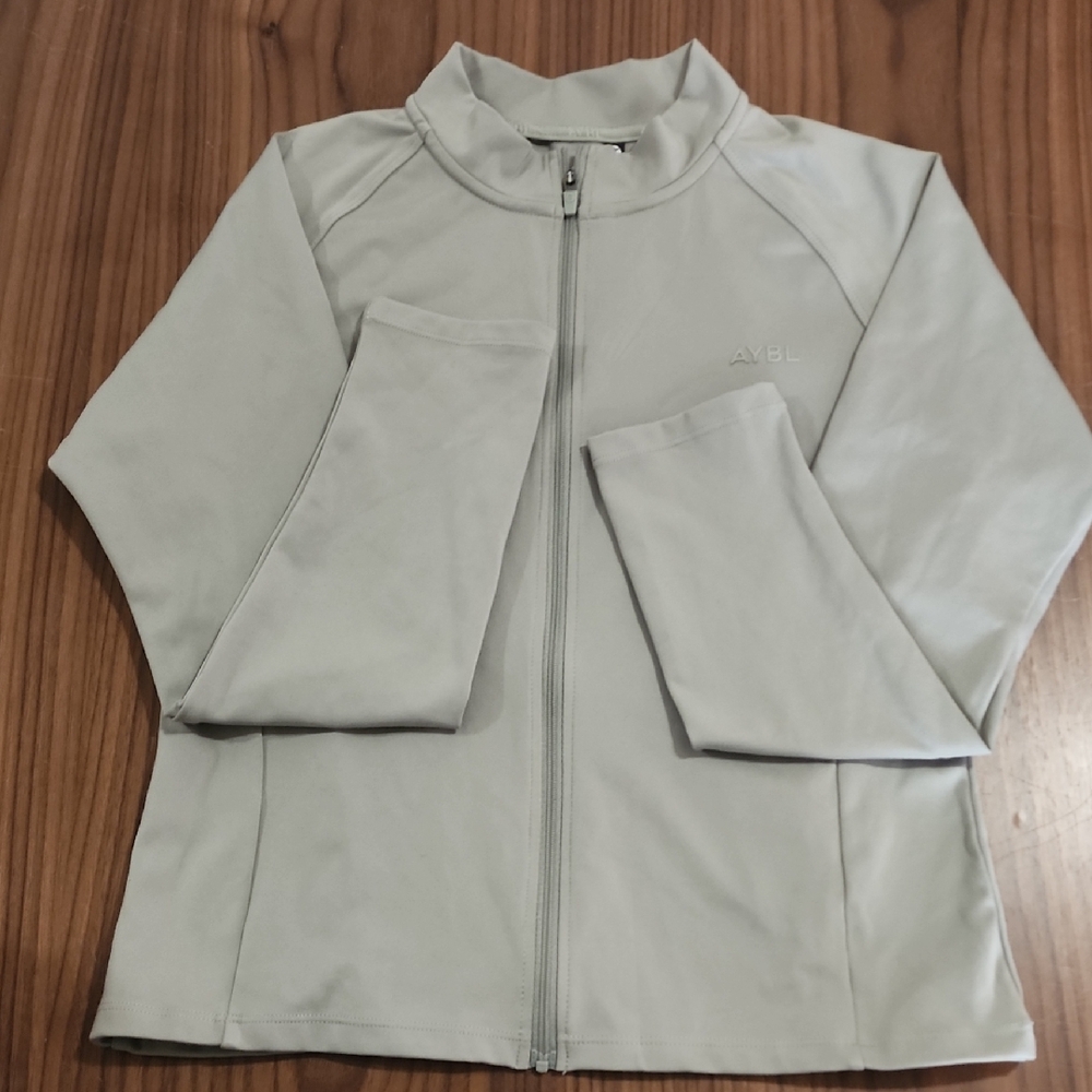 AYBL Women's Light Green Zippered Jacket